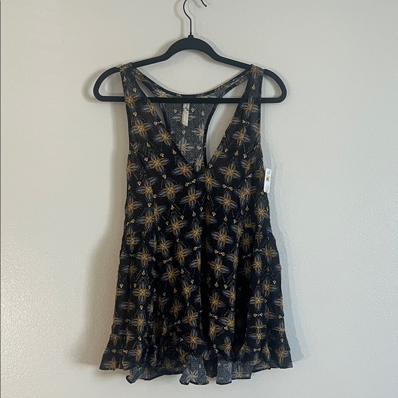 Intimately by Free People Smocked Side Tunic Blouse - Picture 3 of 6